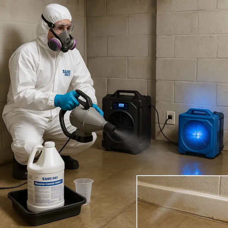 Sanitization and Odor Removal process in Dalton, OH