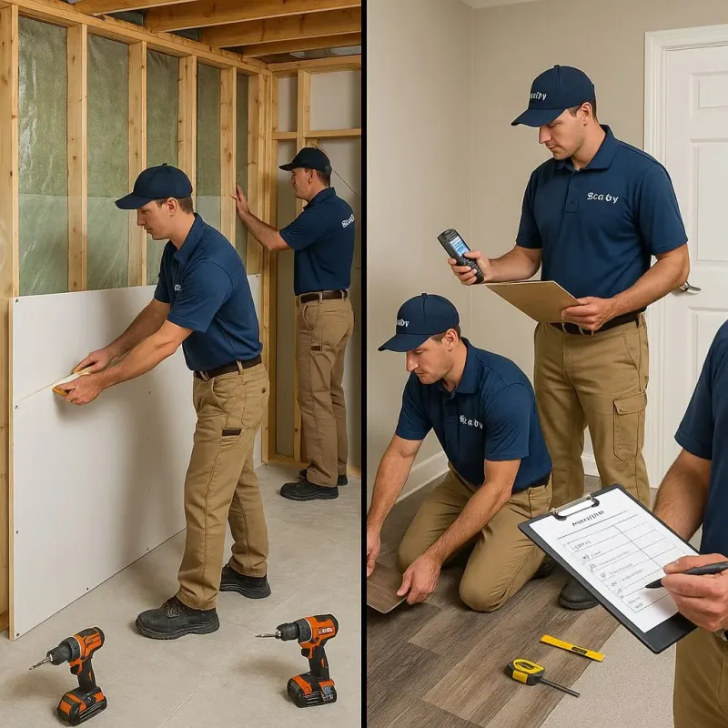 Repairs and Reconstruction process in Dalton, OH